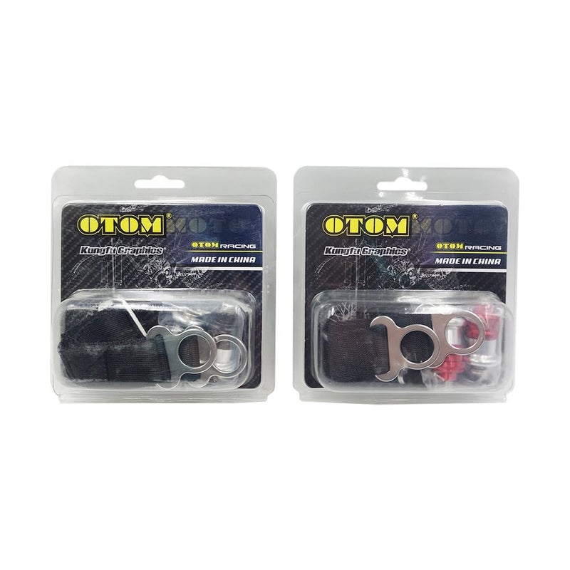 OTOM Rear Adjustable Rescue Strap Pull Strap Rope for Motorcycle Dirt Bike CRF YZF YZFX WR RMZ C2 (Black) - Image 5